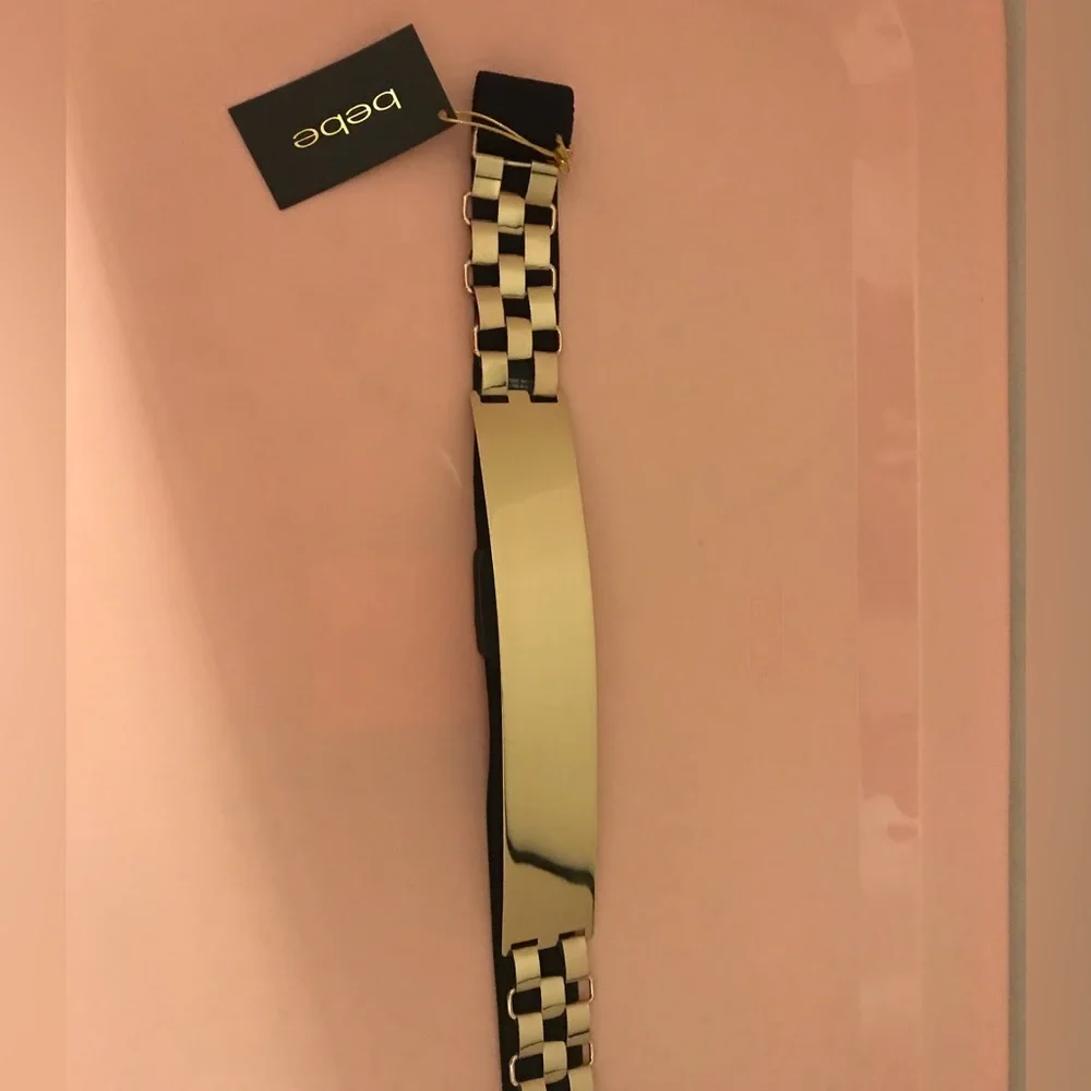 Bebe gold elastic belt - Picture 3 of 5